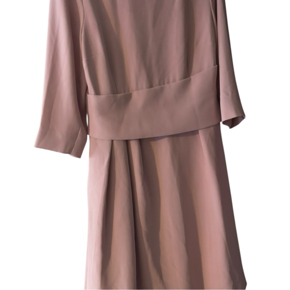 The Fold London Camelot Dress ASO Princess Beatrice Blush Pink Size 6 - Picture 4 of 9